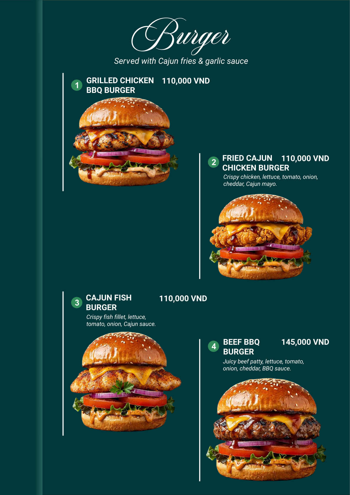 Golden Roof menu page 7