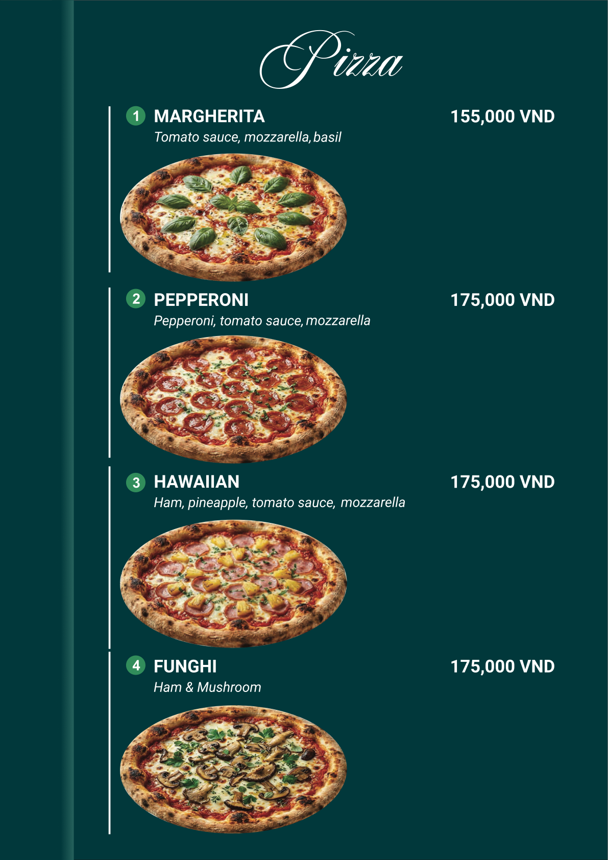 Golden Roof menu page 9