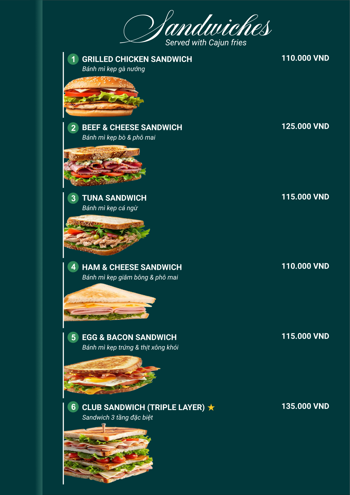 Golden Roof menu page 12